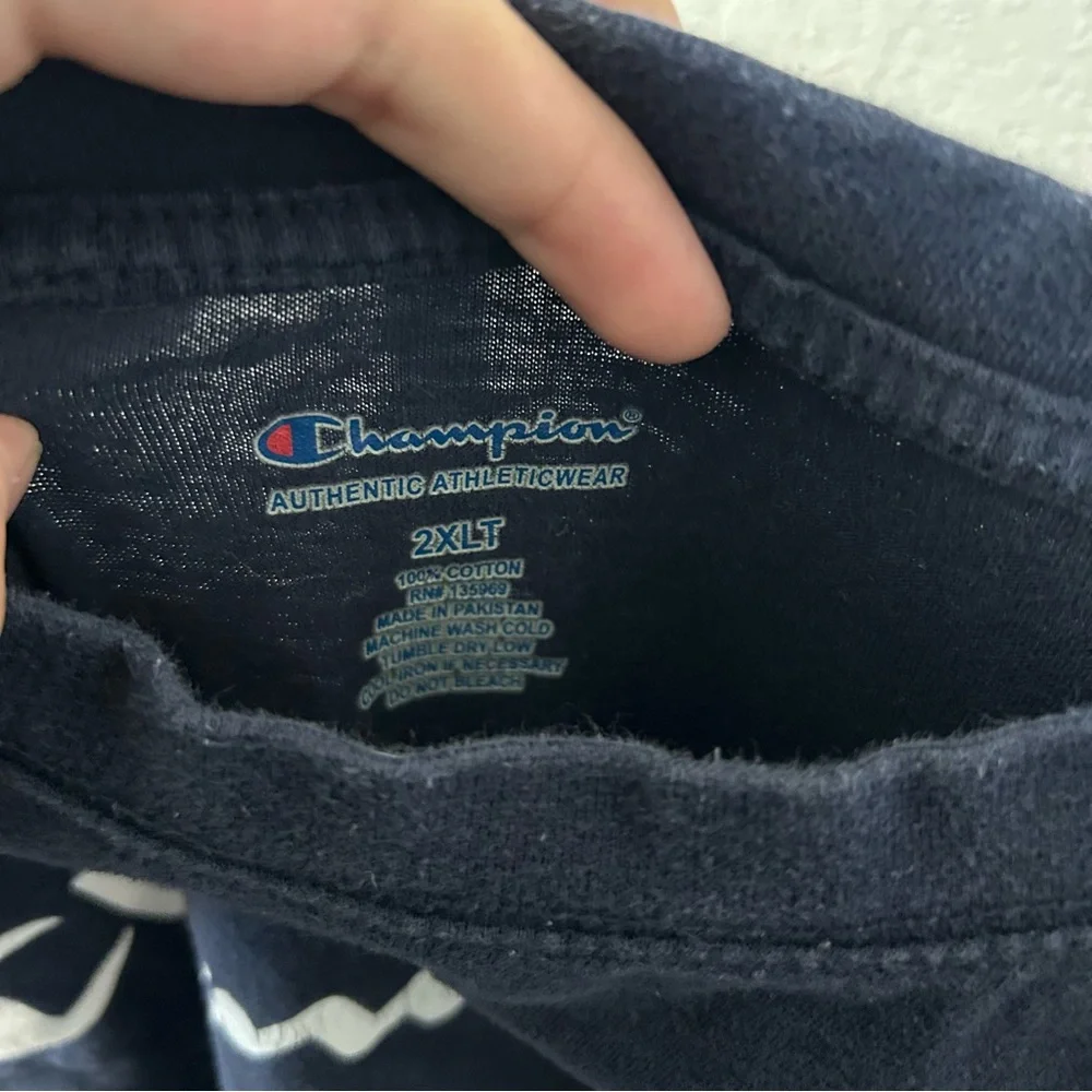 🌿Champion Dark Blue Tee - Picture 2 of 3